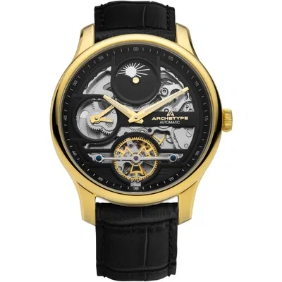 Pre-owned Archetype Archer Automatic Gold Black