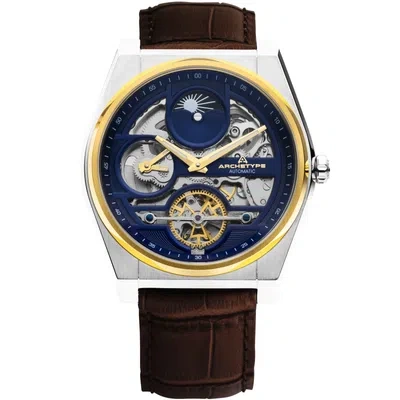Pre-owned Archetype Rogue Automatic Silver Brown Navy