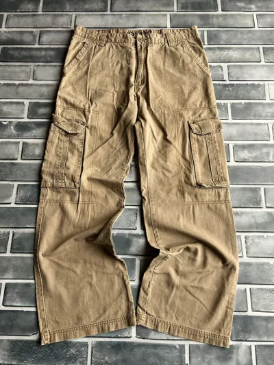 Pre-owned Archival Clothing X Avant Garde Vintage Streetwear Balenciaga Style Cargo Multipocket Jeans (size 32) In Multicolor