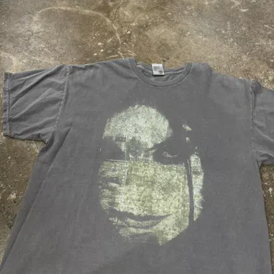 Pre-owned Archival Clothing X Basketcase Gallery Evanescence Face T-shirt In Grey