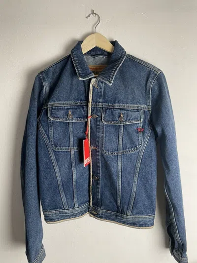 Pre-owned Archival Clothing X Diesel Vintage Diesel Denim Jacket New With Tags In Blue