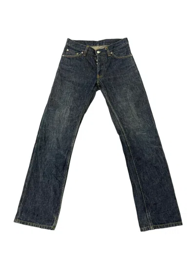 Pre-owned Archival Clothing X Helmut Lang Vtg 1998 Helmut Lang Jeans Slim 82 In Blue