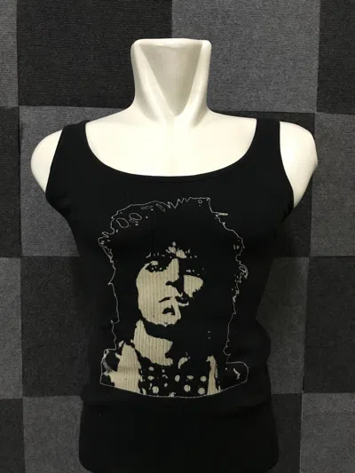 Pre-owned Archival Clothing X Hysteric Glamour Rn20 Hysteric Glamour X Rolling Stones Singlet In Black
