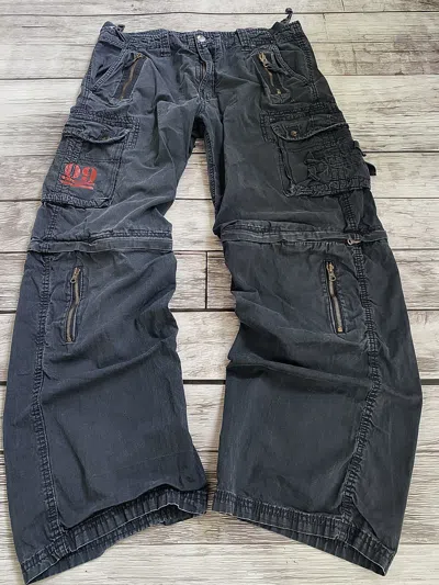 Pre-owned Archival Clothing X Hysteric Glamour Vintage Rick Owens Junya Watanabe Style Distressed Jeans (size 32) In Multicolor