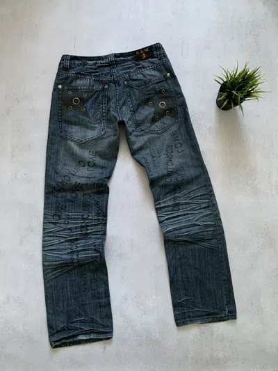 Pre-owned Archival Clothing X If Six Was Nine Vintage Kosmo Lupo Jeans Denim Pants Baggy Crazy Avantgarde In Blue