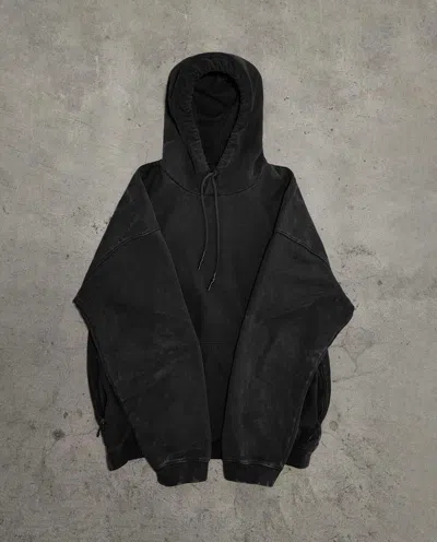 Pre-owned Archival Clothing X Individual Designer Heavy Hoodie In Black