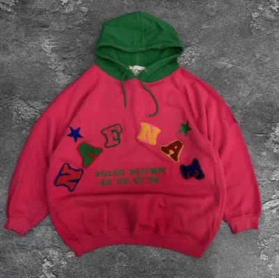 Pre-owned Archival Clothing X Issey Miyake Naf Naf Archive Soft Very Vintage Lsd Hoodie 90's Japan (size Medium) In Multicolor