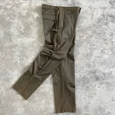 Pre-owned Archival Clothing X Issey Miyake Size 34x33.5 Ss2004 Issey Miyake Bondage Strap Pants In Iron Grey