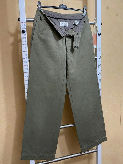 Pre-owned Archival Clothing X Maison Margiela Vintage Mcqueen Pants Ss00 Linen/cotton In Light Gray