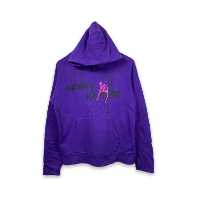 Pre-owned Archival Clothing X Ppfm Melody & Rhythm Hoodie Pullover Jumper In Purple