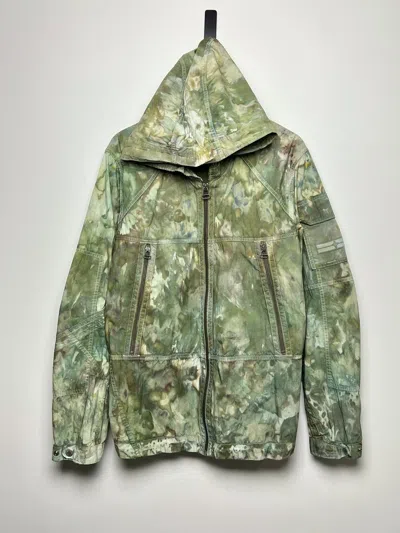 Pre-owned Archival Clothing X Stone Island Camo Jacket Y2k Tie Dye M-l