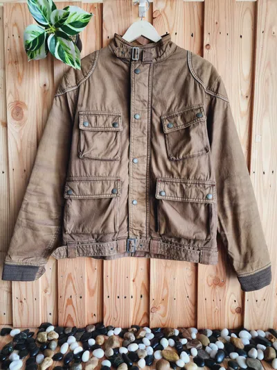 Pre-owned Archival Clothing X Vintage Japanese Style Military Multipocket Vintage Jacket In Brown