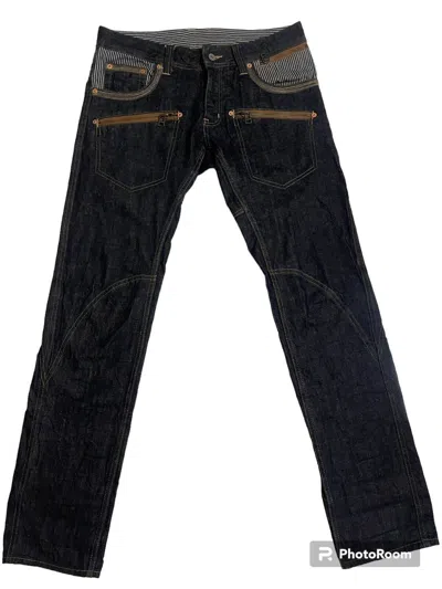 Pre-owned Archival Clothing X Vintage Soul Of Freedom Multipocket Denim Pants Nice Design