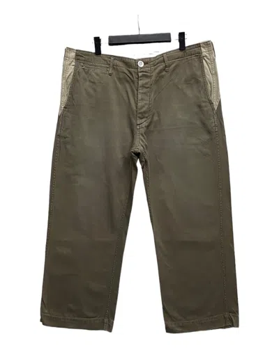 Pre-owned Archival Clothing X Visvim 2001 Archive Wide Fit Chino Trousers Pants In Multicolor