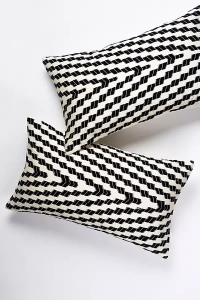 Archive New York Almolonga Zig Zag Pillow In Multi