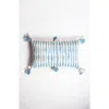 Archive New York Striped Antigua Pillow In Blue
