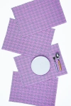 ARCHIVE NEW YORK CHIAPAS LILAC PLACEMATS, SET OF 4