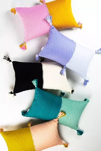 Archive New York Colorblocked Antigua Pillow In Multi
