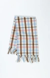 Archive New York Louisa Kitchen Towel In Brown And Blue