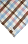 Archive New York Handwoven Classic Plaid Cotton Napkins, Set Of 4 In Brown