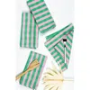 Archive New York Flora Napkins, Set Of 4 In Green