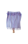 Archive New York Palm Ikat Blanket In Multi