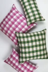 Archive New York San Andres Plaid Pillows In Green