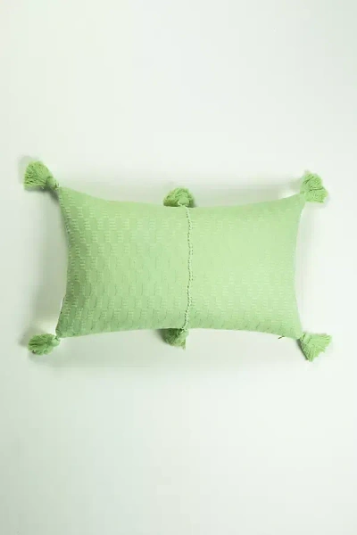 Archive New York Solid Antigua Pillow In Green