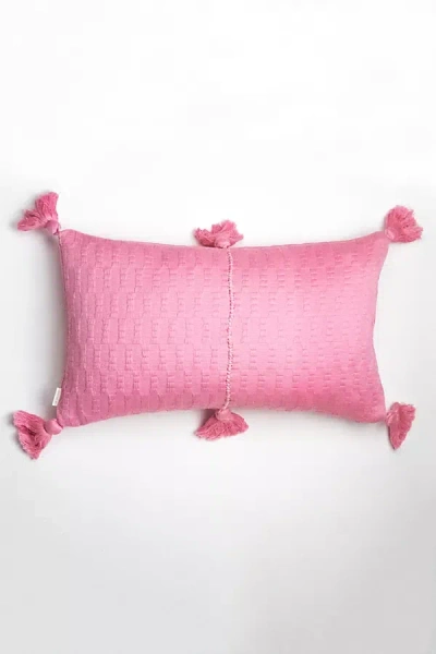 Archive New York Solid Antigua Pillow In Pink