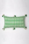 Archive New York Striped Antigua Pillow In Green