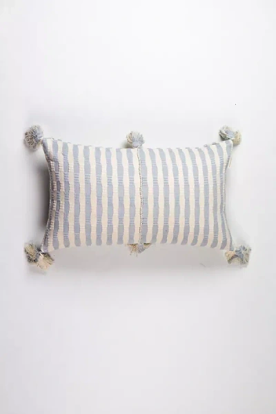 Archive New York Striped Antigua Pillow In White