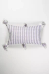 Archive New York Striped Antigua Pillow In Purple