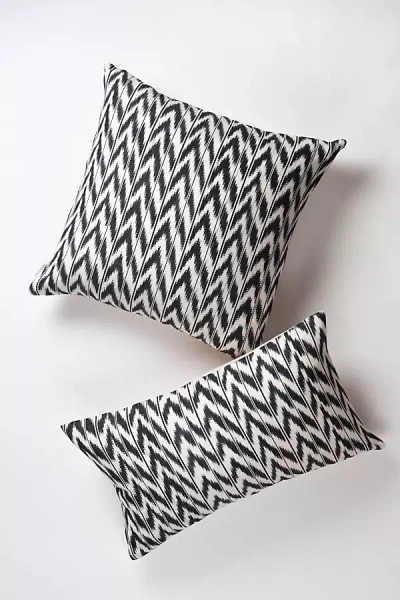 Archive New York Toto Ikat Pillow In Black