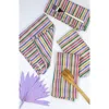 Archive New York Valentina Dinner Napkins, Set Of 4 In Rainbow