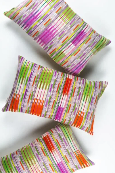 Archive New York Vintage Handwoven Tie Dye Ikat Multi Pillow