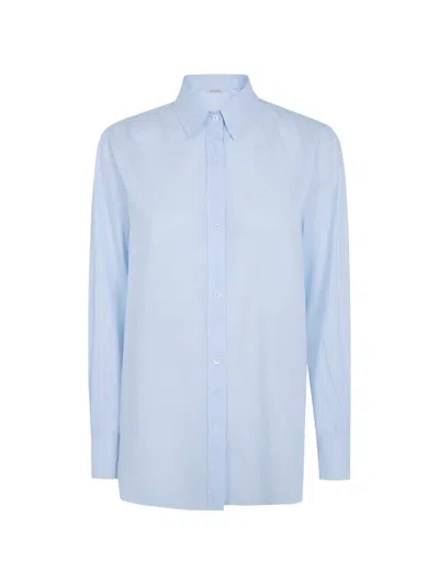 Archivio '67 Button-up Long-sleeve Shirt In Blue