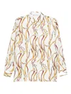 Archivio '67 Printed Silk Shirt In Multi