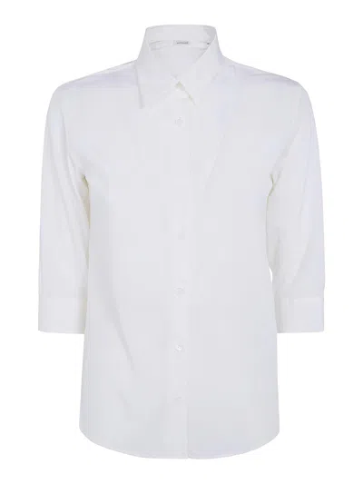 Archivio '67 Crepe De Chine 3/4 Sleeves Shirt In White