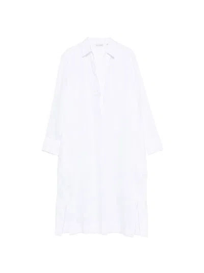 Archivio '67 Linen Chemisier Dress In White