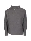 DISTRESSED BOUCLÉ SWEATER