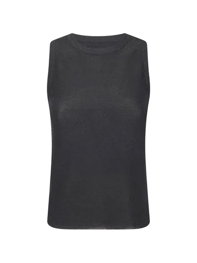 Archivio B Sleeveless Top In Black