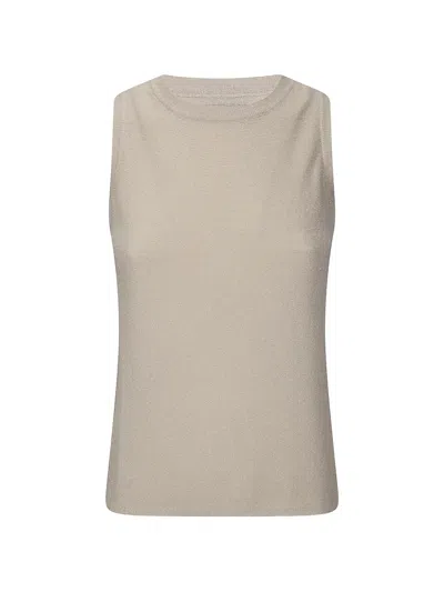 Archivio B Sleeveless Top In Neutral