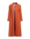 Archivio B Woman Cardigan Rust Size M Merino Wool In Red