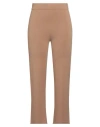 Archivio B Woman Pants Camel Size L Viscose, Polyester In Beige