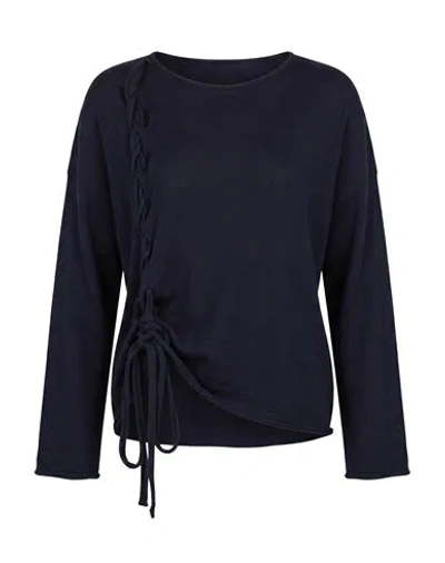 Archivio B Woman Sweater Midnight Blue Size M Merino Wool
