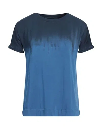 Archivio B Woman T-shirt Slate Blue Size M Viscose, Elastane