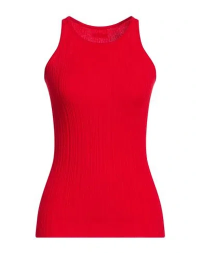 Archivio B Woman Top Red Size M Viscose, Elastane