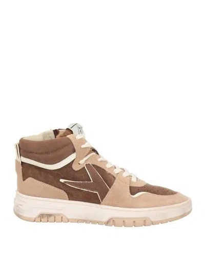 Archivio,22 Woman Sneakers Beige Size 8 Leather