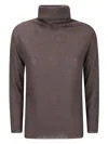 Archiviob Cashmere Turtleneck Sweater In Brown
