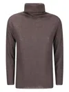 Archiviob Cashmere Turtleneck Sweater In Brown